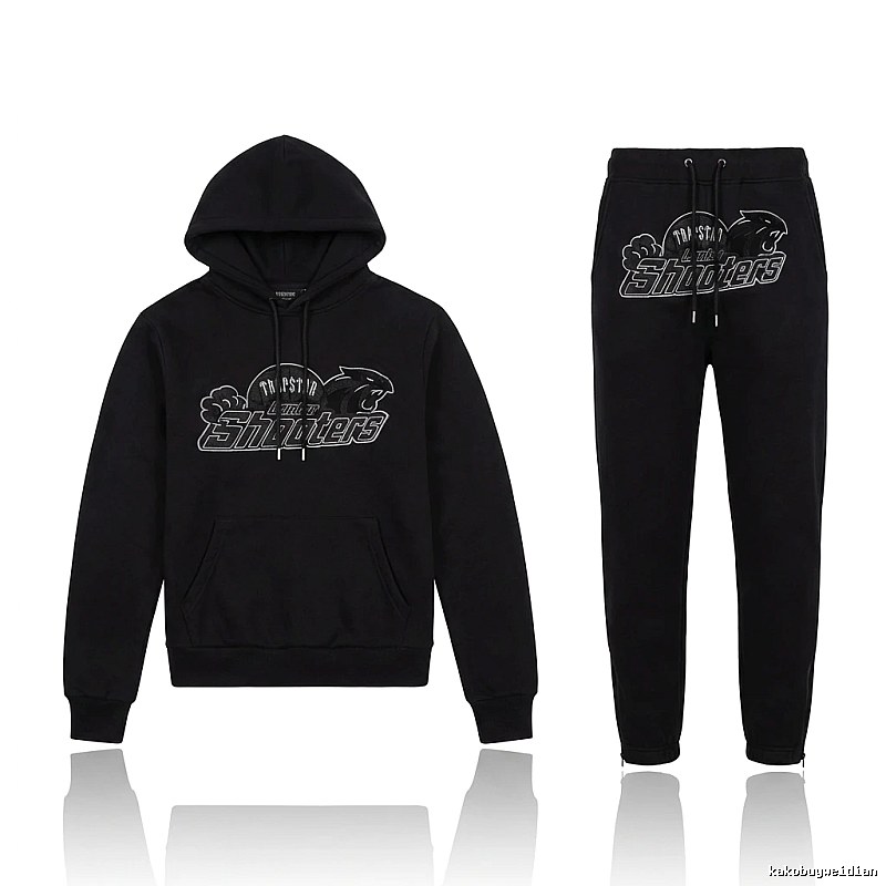 Trapstar trendy and cool style black suit