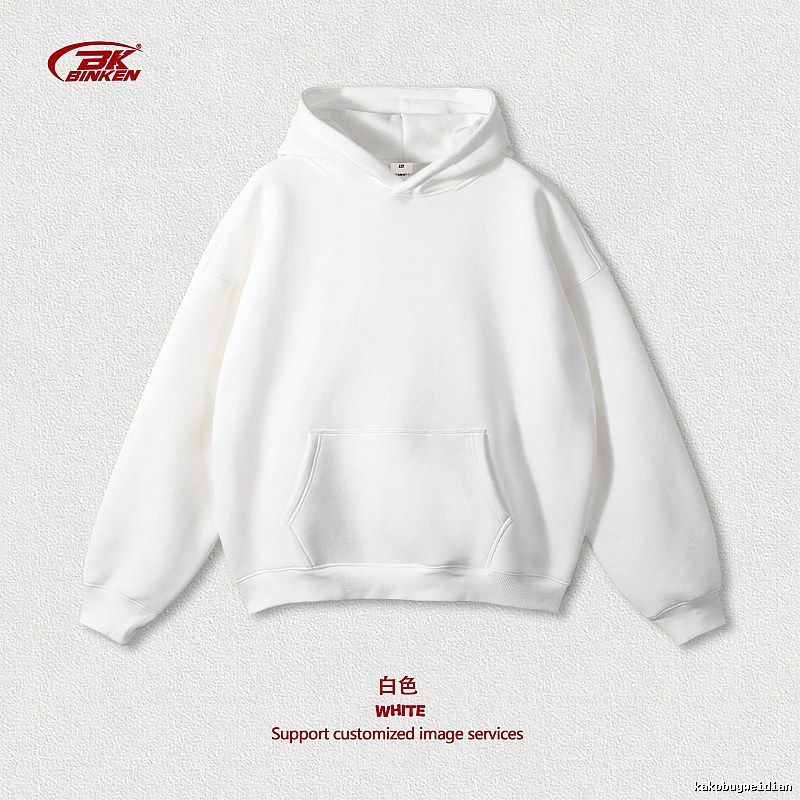 Travel Pullover hoodie Navy Blank Kangaroo with Modern Look