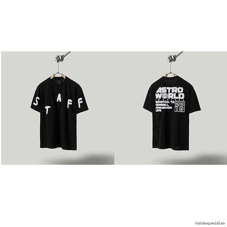 Travis Scott Astroworld Street Style Black T-Shirt
