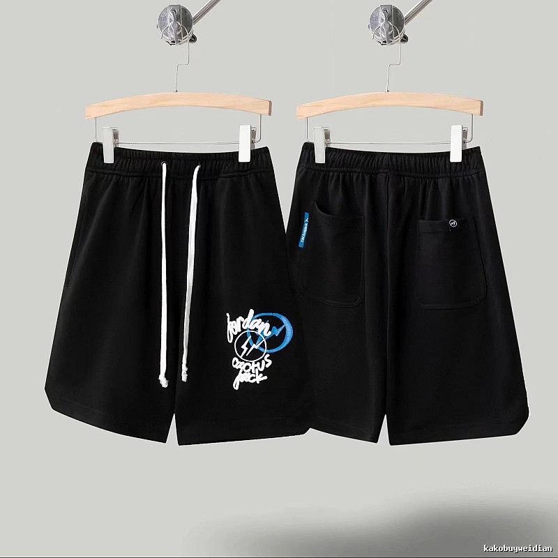 Travis Scott Cactus Jack Street Style Black Shorts