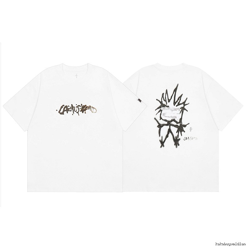Travis Scott Gift Ready Graphic T-shirt Brown Travis Scott with Standout Detail
