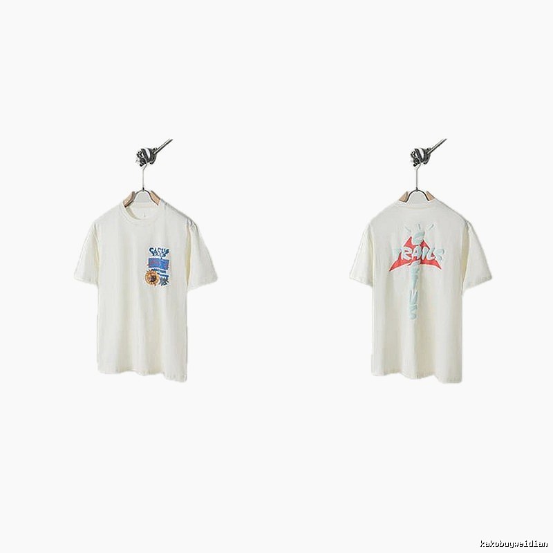 Travis Scott Graffiti Street Style Off-white T-shirt