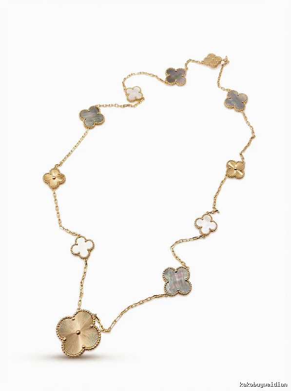 Van Cleef & Arpels Vintage Alhambra Four-Leaf Clover Necklace