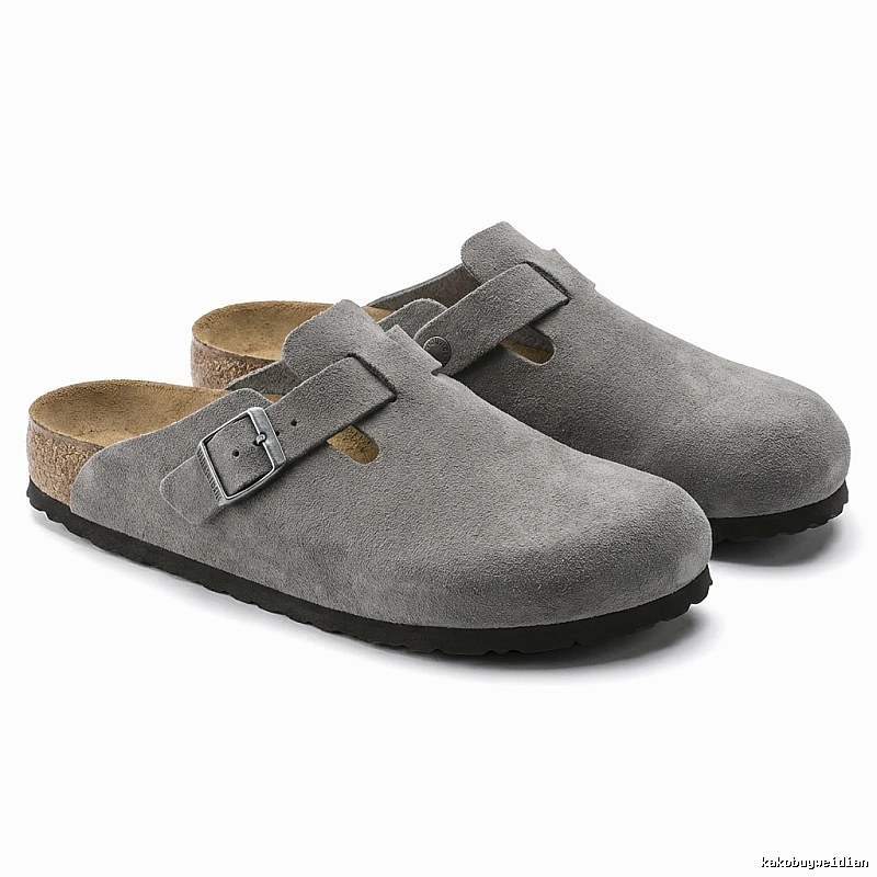 Vintage-style gray of BIRKENSTOCK shoes