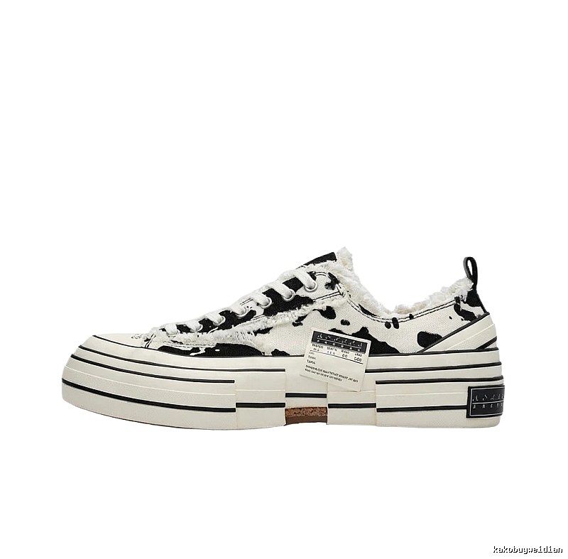 Xvessel Cow Print Retro-style Sneakers